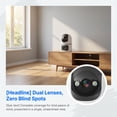 thumbnail image 5 of Indoor Security Camera, Dual Lens Cameras for Home Security, Motion Tracking, Night Vision, Smart detection and alerts, Two-Way Audio, SD Card or Paid Cloud, Security Camera for Pet Elderly, 5 of 10