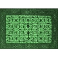 thumbnail image 1 of Ahgly Company Indoor Rectangle Oriental Emerald Green Industrial Area Rugs, 5' x 7', 1 of 4