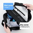 thumbnail image 3 of YAOMOBB Travel Makeup Bag Translucent Beauty Handbag Wet And Dry Separation Large Capacity Travel Toiletry Storage Organizer for Outdoor Use, 3 of 7