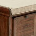 thumbnail image 2 of Dover Storage Bench in Distressed Brown Fully Assembled, 2 of 7