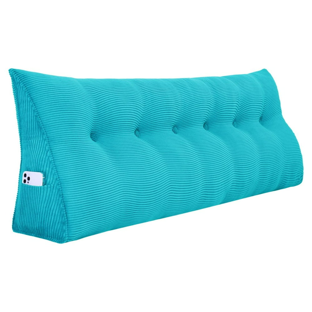 WOWMAX Wedge Reading Pillow Bedrest Throw Pillows Large Body