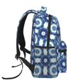 thumbnail image 3 of Fotbe Vintage Blue Mochila Casual con Estampado para Escuela, Viajes y Actividades al Aire Libre - Duradera, Ligera y Cómoda, 3 of 5