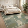 thumbnail image 3 of ODIKA 8'x10' Washable Area Rug Non-Shedding, Easy Care, Sage Throw Contemporary Freeform Blob Minimalist Frame Entryway for King Size Bedroom Under Bed, Master Suite, 3 of 7