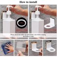 thumbnail image 1 of 10 Uds. Soporte para champú montado en la pared autoadhesivo con gancho para botella de Gel de ducha LingWen 8390614636712, 1 of 1