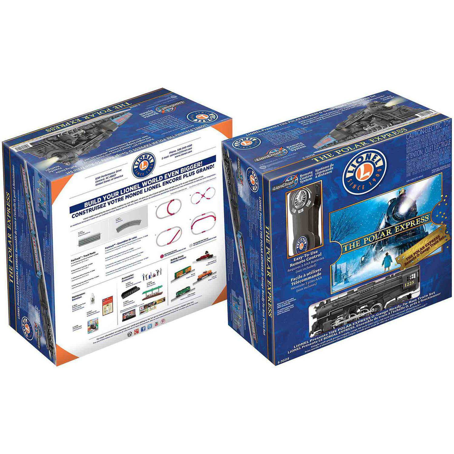 polar express train set walmart