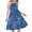 G-Blue, variant on TEAJOPSUU Girls Summer Dress Cute Printed Spaghetti Strap Boho Dresses Causal Sleeveless Tiered Ankle Dresses 4-14 Years C-Multicolor
