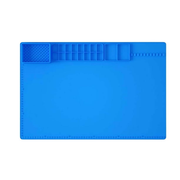 AYSYR Alfombrilla De Silicona Para Manualidades, Alfombrilla De Pintura Para Niños, 30 × 40 Cm, Base Antideslizante, Alfombrilla De Silicona Para Manualidades Para Resina, Mantel Individual Negro