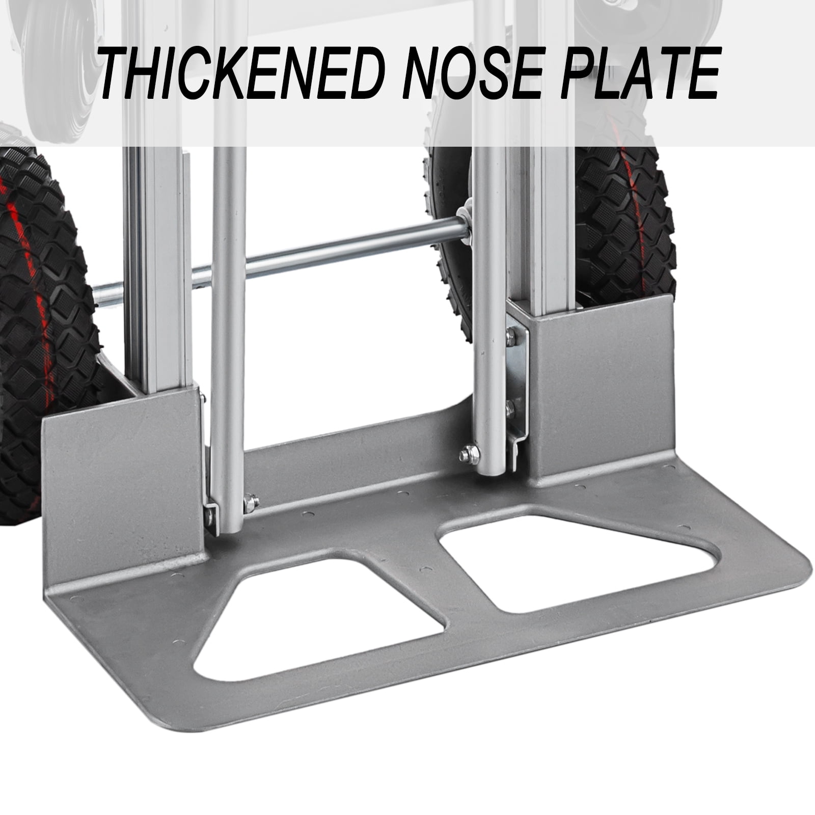 SHZOND 3 in 1 Convertible Hand Truck 1000 LBS Weight Capacity Heavy Duty Hand Truck Durable Aluminum and Steel Construction 4 Wheels Hand Truck Dolly