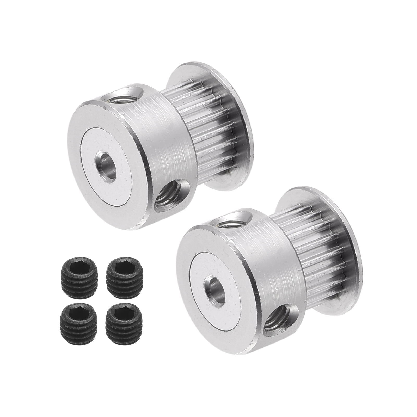 Newwish GT2 Pulley 20 Teeth 6.35mm Bore Width 6mm Aluminum 20T Timing - View #8