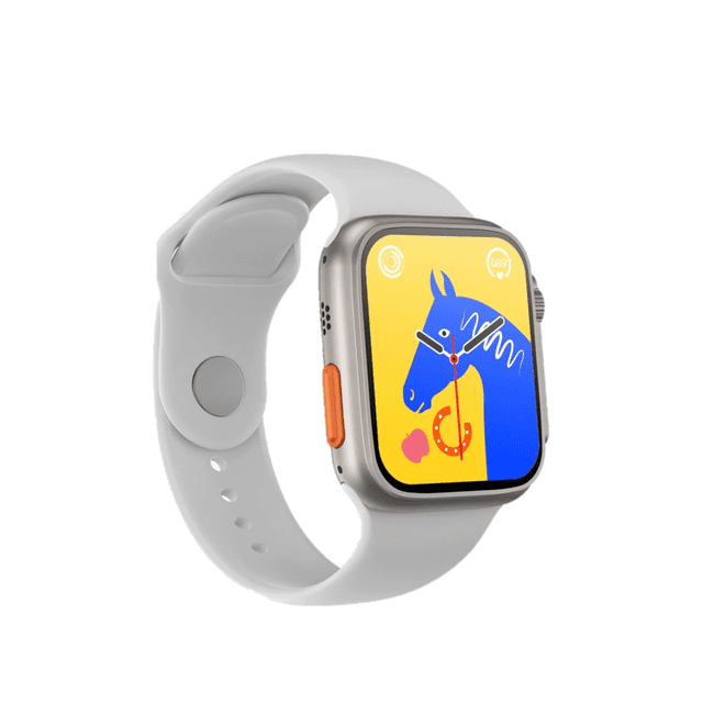Smartwatch Reloj Para Dama T908 Ultra Max Suit Fralugio 1.73 44mm Aluminio GRIS