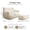 White + Flannelette, variant on FENGFAN Cloud Love 2-Seater Double Lazy Sofa with Matching Footrest Ultra Soft Corduroy Oversized Bean Bag Loveseat 1 Set