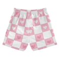 thumbnail image 7 of FORMRS Boys Swim Trunks Quick Dry Mesh Liner Boardshorts Sizes XS-XL, Pink Checkered Heart, 7 of 7