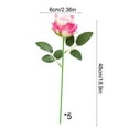thumbnail image 3 of Nilvkv Many Artificial Flowers Bouquets for Home Weddings Multi Purpose Decorative In Lots of Colors, Valentines Day Decorations, 3 of 6