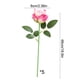thumbnail image 3 of Plantas Artificiales De Plástico Paquete De 5 Ramos De Flores Artificiales Para Bodas En Casa, Flores Decorativas Multiusos De Plástico En Rojo Rosa, 48cm Rkxzt, 3 of 9