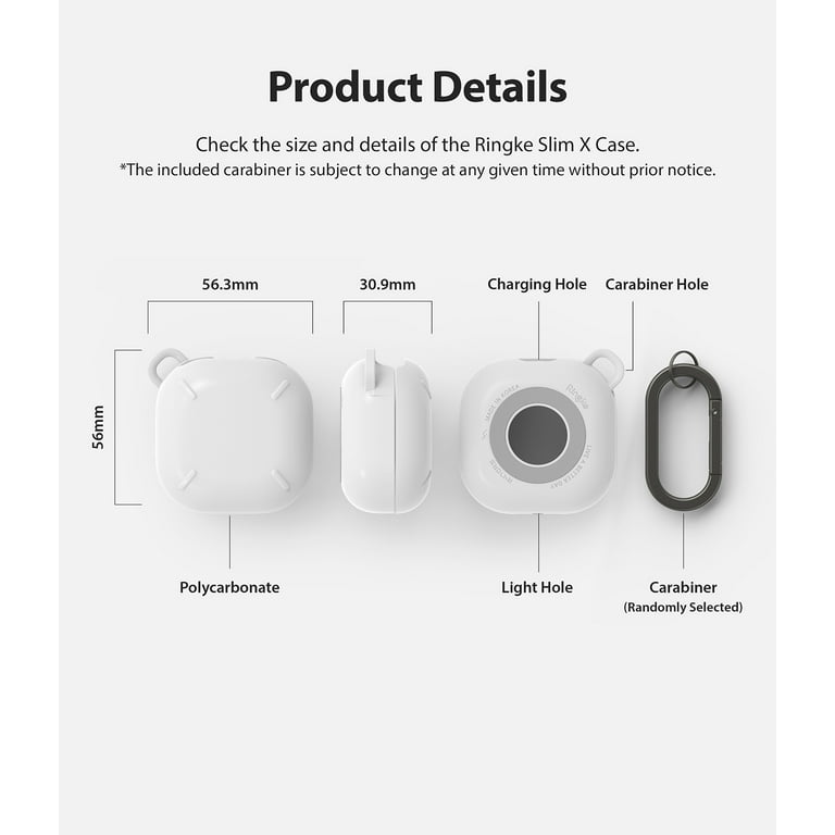 Galaxy buds case dimensions hot sale