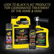 Black Flag Flea and Tick Killer Concentrate Yard Treatment 32 Ounces, Ready To Spray, QuickFlip Hose End