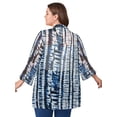 thumbnail image 4 of Chama Plus Size 3/4 Sleeve Kimono Cardigans for Women Summer Open-Front Chiffon Beach Cover Up, 4 of 8