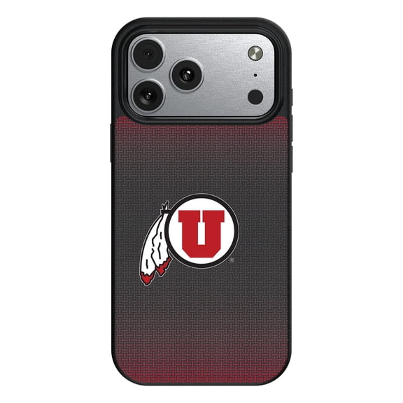 Utah Utes Linen Logo iPhone Magnetic Bump Case