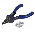 thumbnail image 1 of Rivet Gun Rivet Main Nut Guns Usage Intensif avec 2 Nez Remplaçables 50 Pcs Rivets, 1 of 5