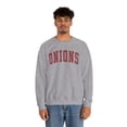 thumbnail image 5 of Onion Sweatshirt Gifts Crew Neck Shirt Long Sleeve Unisex, 5 of 7