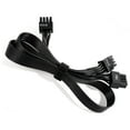 PSU VGA Male to Dual PCIe 8 (6+2) Pin PCIE GPU Power Cable for G+G2 G3