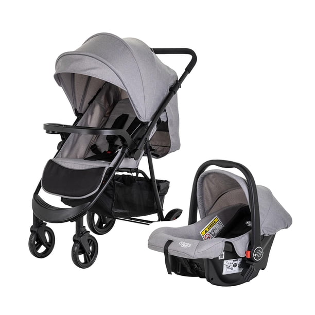 Carriola Sistema de Viaje Byte gris