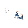 thumbnail image 5 of 3 Piece Set Wine Bottle Holder Rack Reindeer Sculpture Statue Iron Material for Kitchen Bar Living Room Decor, 5 of 8