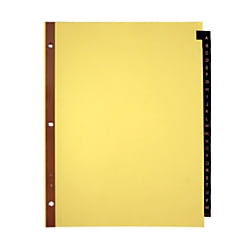 - Office Depot Preprinted Tab Dividers, Alphabetical, 3585478694