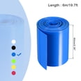 thumbnail image 2 of Unique Bargains Tube Rétractable en PVC Bleu 60mm pour Grand Pack de Batteries, 2 of 5