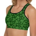 thumbnail image 3 of Honeeladyy Sales St. Patrick's Day Tank Tops for Women Shamrock Print Sleeveless Vest Short Top Basic Athletic Tanks Yoga Undershirt, 3 of 7