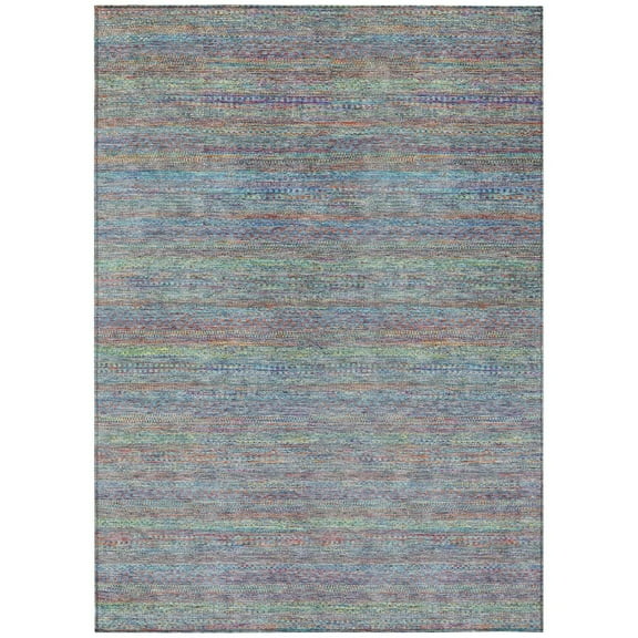 Dalyn Rugs Machine Washable Indoor/Outdoor Chantille ACN2148 Blue 10' x 14' Rug