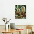 thumbnail image 5 of FCXZI Otters Forest Nature Wall Decor Canvas Prints Art 12x16 16x20in, 5 of 5