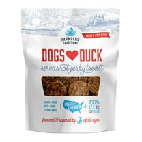 Farmland Traditions Filler Free Dogs Love Duck & Carrot Premium Jerky Treats. (13.5 oz)