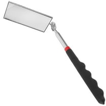 LULULION Repair Tool Mirror Rectangular Black Plastic for Inspection 1Pcs