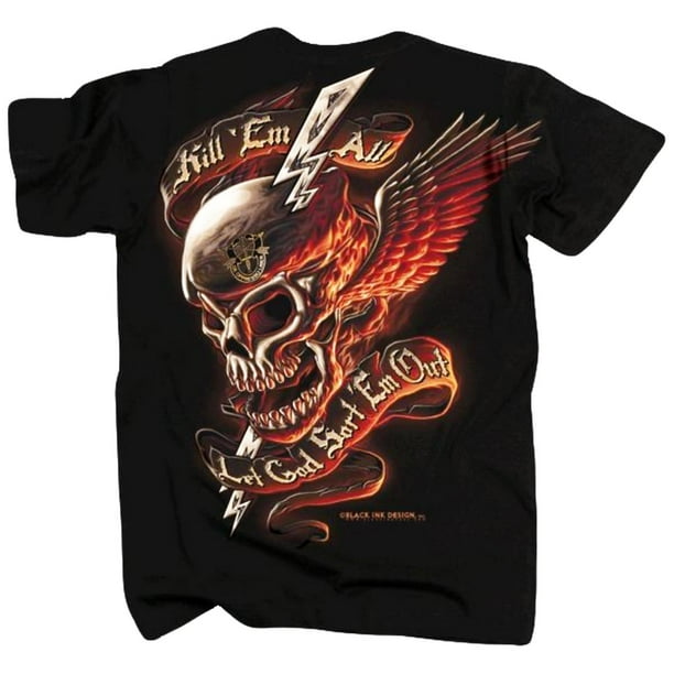 kill em all let god sort them out t shirt