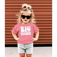 thumbnail image 3 of Big Cousin Retro T-Shirts for Toddler & Youth Kids White on Mauve Shirt 12 Months, 3 of 5