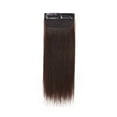 thumbnail image 4 of MY-LADY Invisible Short Clip In Remy Human Hair Extensions Side Patch Hair Pad Hairpiece Topper For Thicker #02 Dark Brown 12inch, 4 of 8