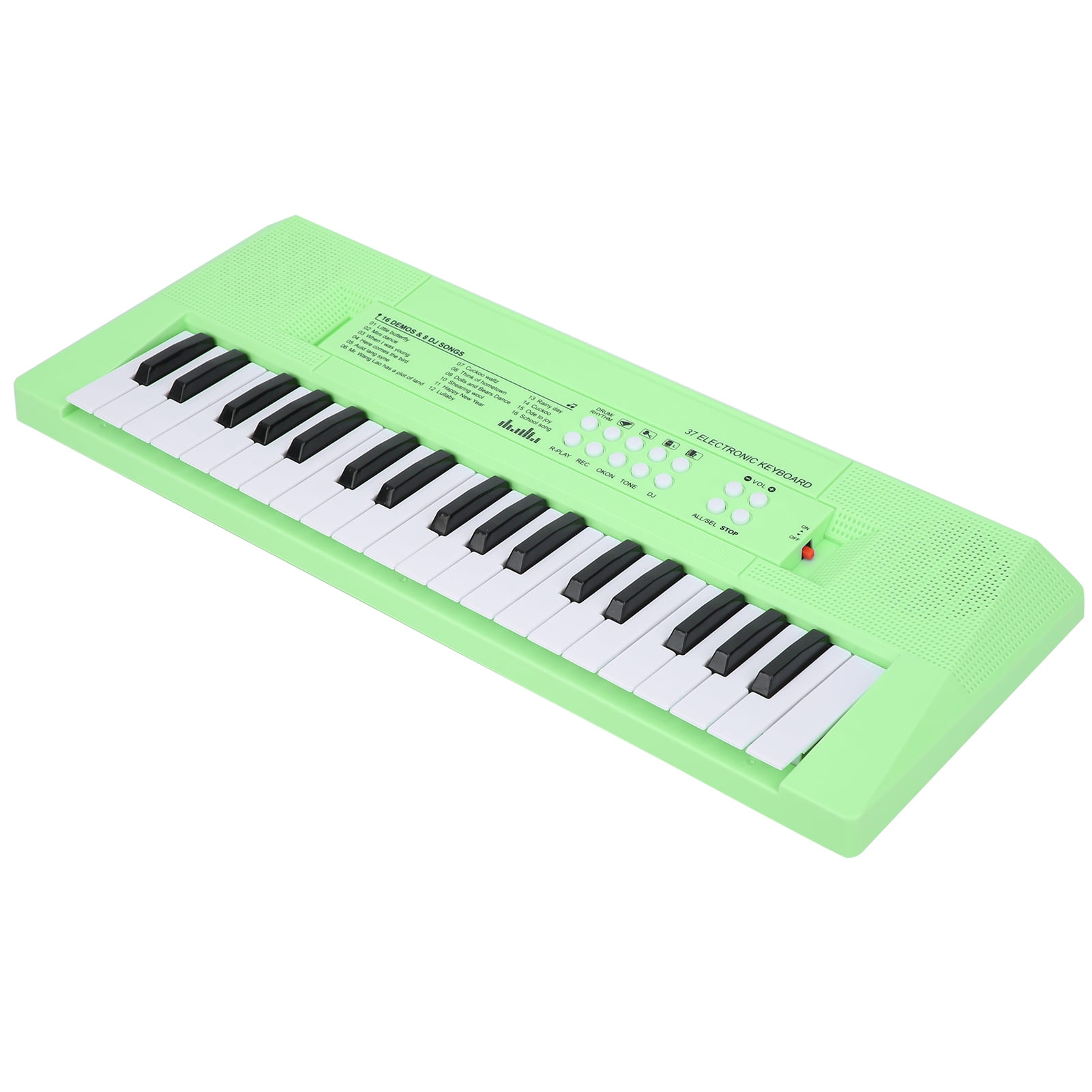 Rosado Garosa Piano Keyboard Toy 37 Keys Teclado eléctrico Musical multifunción Toy con micrófono para niños de 3 4 5 6 años Niñas o niños