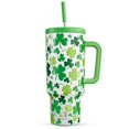 thumbnail image 1 of Vaso Meoky 1183 ml con mango y pajita de acero inoxidable, 1 of 7