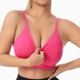 thumbnail image 4 of Wensltd Women Back Closure Sports Bras for Running Yoga Fitness Back Design Solid Color Breathable Full Support Daily Comfort Bras, 4 of 6