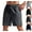 17# Dark Gray, variant on Running Shorts for Men Summer Breathable Quick Dry Short Drawstring Elastic Waist Athletic Shorts with Zipper Pockets Navy 3XL