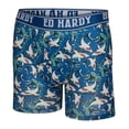 thumbnail image 2 of Ed Hardy 4-Pack Boys Boxer Briefs Multipack Performance Underwear, Breathable Stretch Fabric, Tattoo Skull Graphic Designs, 2 of 6