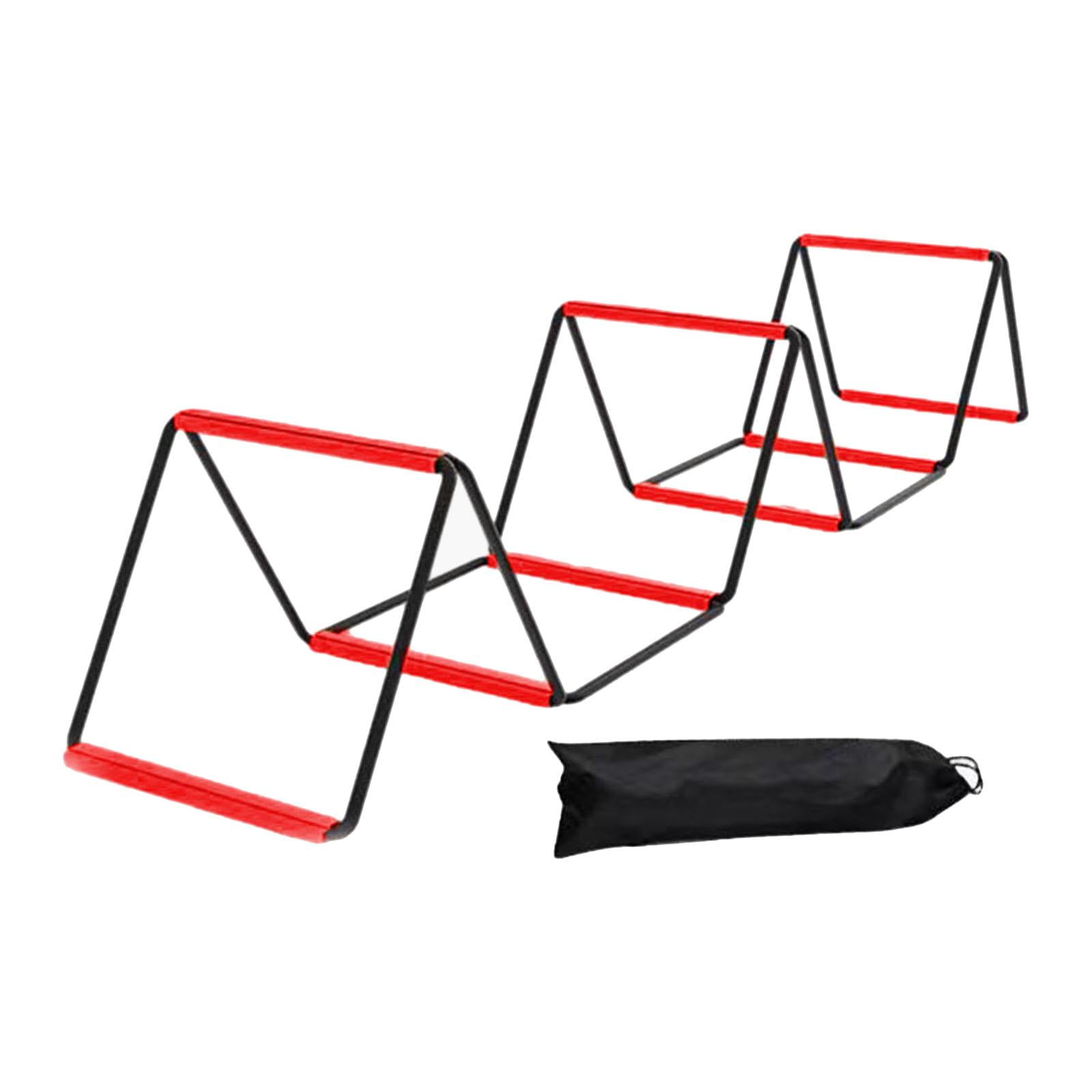Agility Ladder Stairs Foldable Training Equipment for Home Gym Workout Rugby Red Walmart