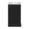 thumbnail image 5 of BridgePoint Home Clara 24" Single Sink Bathroom Vanity in Black with White Stone Top, 5 of 17