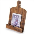 thumbnail image 6 of MyGift Rustic Cutting Board Style Cookbook Stand Holder, Brown Wood, 6 of 7