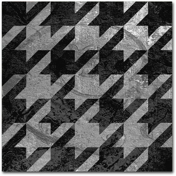 Trademark Fine Art "Houndstooth VI" Canvas Art by Color Bakery