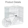thumbnail image 6 of CarpNettore Bird Cage Table Top Parrot Cage Pet Supplies with Handle and Stairs Birdcage for, 6 of 9