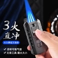 thumbnail image 2 of Bbsisgo Butane Torch Lighter, Windproof,  Multi Functional and Multi Scenario Applications.,深绿色-TH650三火【礼盒装】, 2 of 10