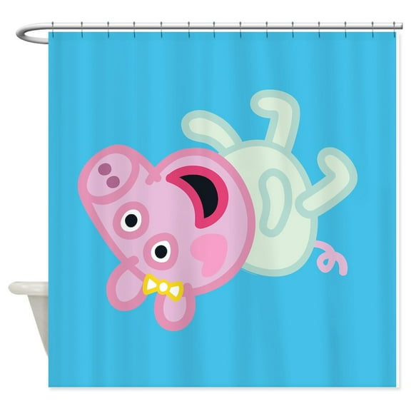 CafePress - Peppa Pig: Baby Pig - Unique Fabric Shower Curtain 70" x 72"