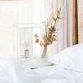thumbnail image 4 of Lalia Home Metal Framed Table Lamp in White with Clear Shade, 4 of 5